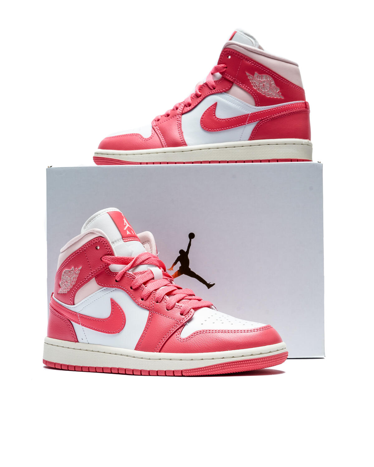 Air Jordan Wmns 1 Mid Strawberries And Cream Bq6472 186 Afew Store